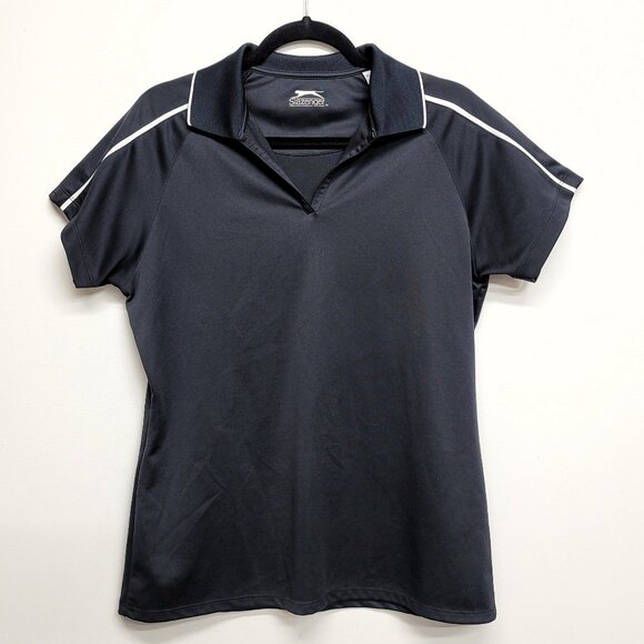Slazenger Black Short Sleeve Golf Top XL - Picture 1 of 6